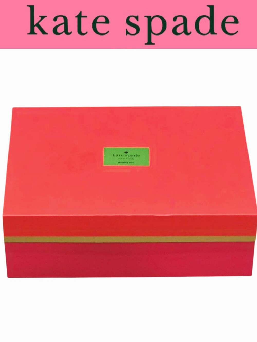 Kate Spade New York Red & Pink Decorative Storage Nesting Box